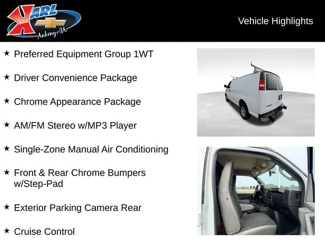 2022 Chevrolet Express 2500 Work Van HD photo 3