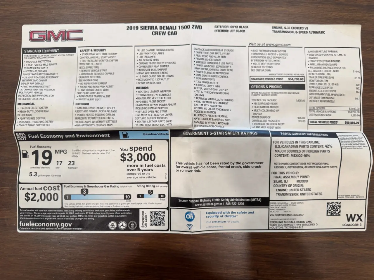 2019 GMC Sierra 2WD Crew Cab Short Box photo 3