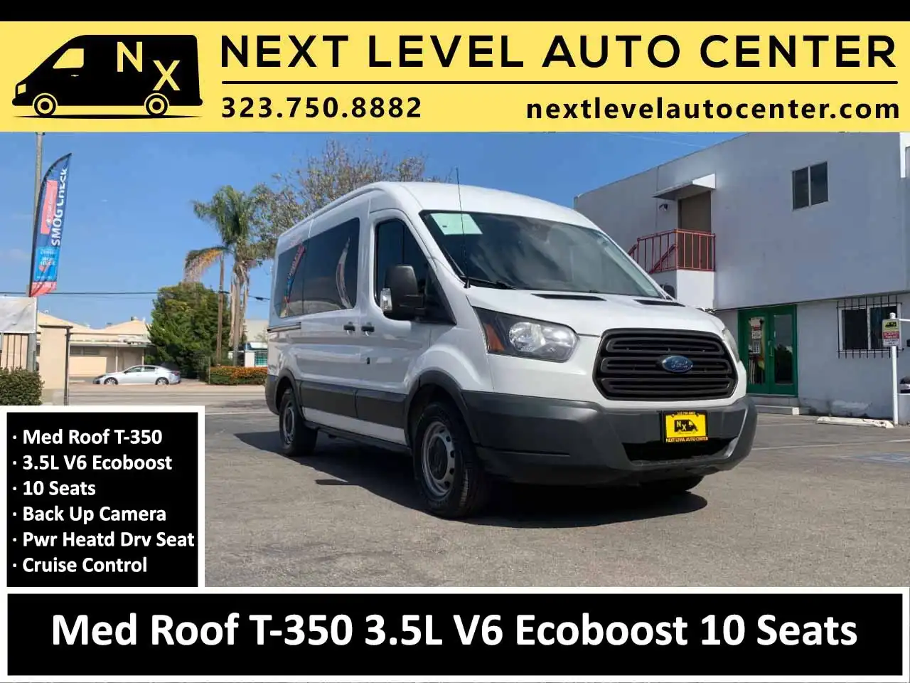 2018 Ford Transit 150 XL Wagon Med Roof Sliding Pass. 130's photo