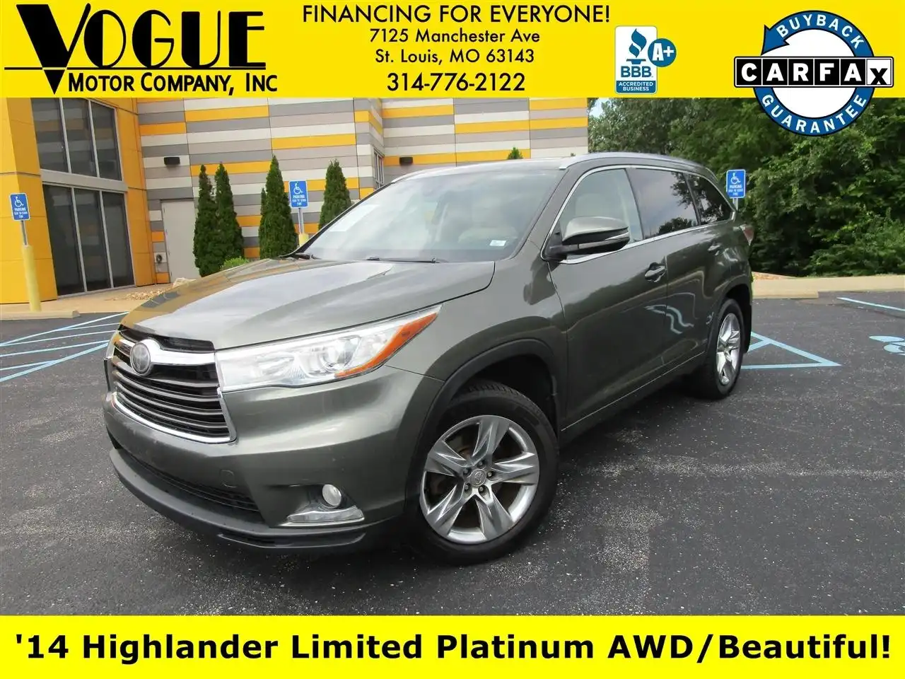 2014 Toyota Highlander Limited Platinum 4x4 V6's photo