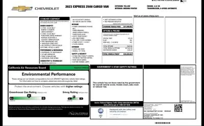 2023 Chevrolet Express Work Van HD 2500 photo 3