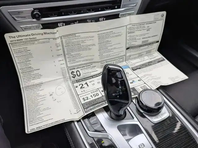 2019 BMW 7 Series 750i's photo