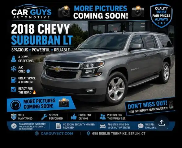 2018 Chevrolet Suburban 4WD 1500 LT's photo
