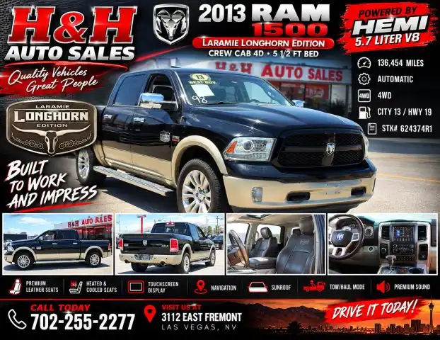 2013 RAM 1500 Laramie Longhorn Edition 4WD Crew Cab's photo