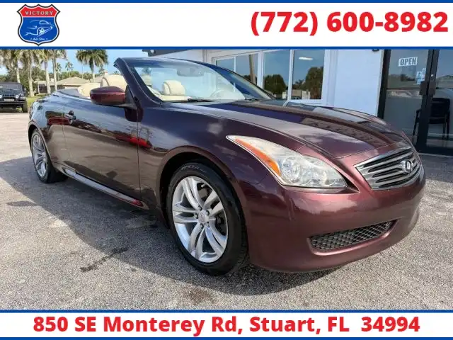2010 INFINITI G Base Convertible USED 2010 INFINITI G37 2dr's photo