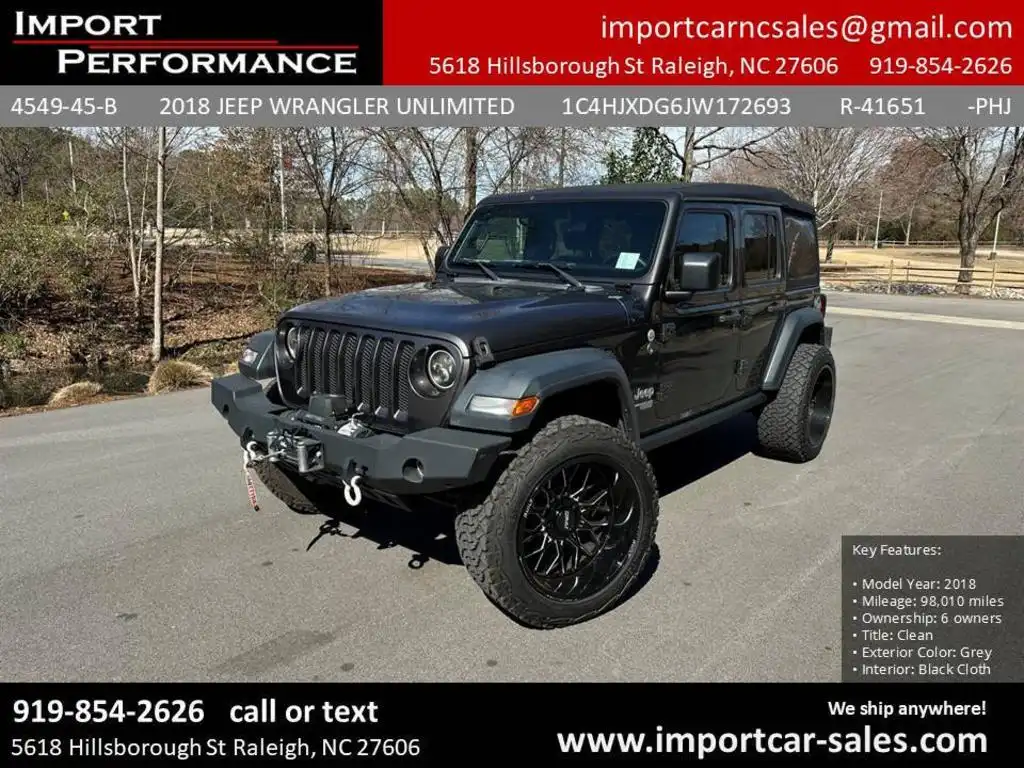 2018 Jeep Wrangler Sport's photo