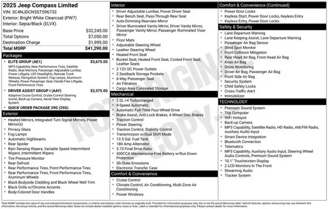 2025 Jeep Compass Limited 4X4's photo