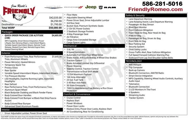 2024 Jeep Grand Cherokee L Altitude 4x4's photo
