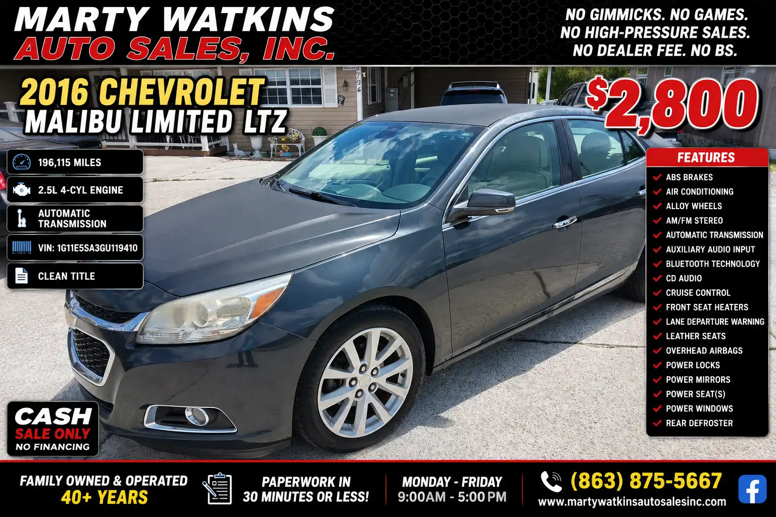 2016 Chevrolet Malibu 1LZ's photo