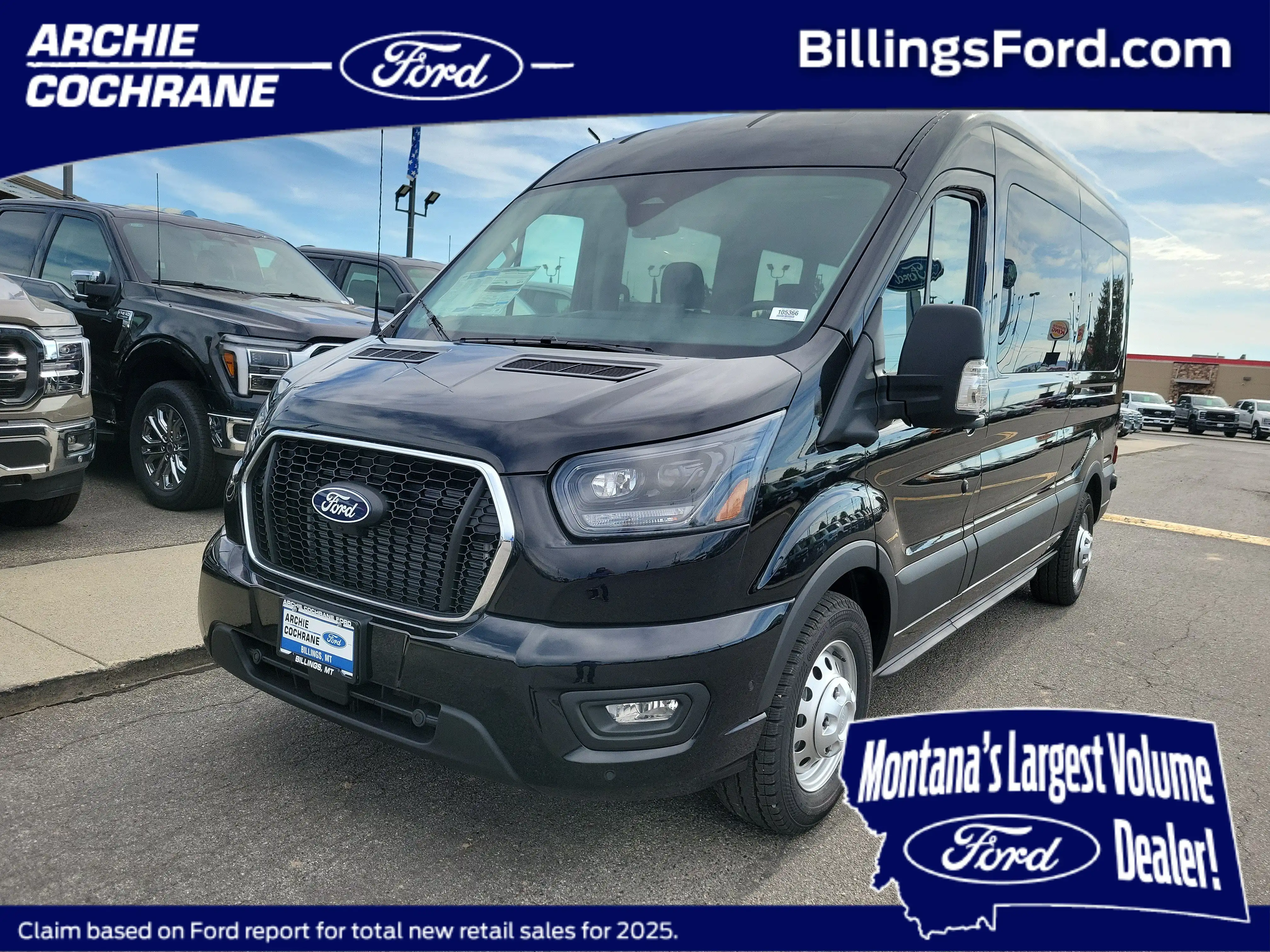 2026 Ford Transit 350 XLT Med Roof Sliding Pass. 148 AWD's photo