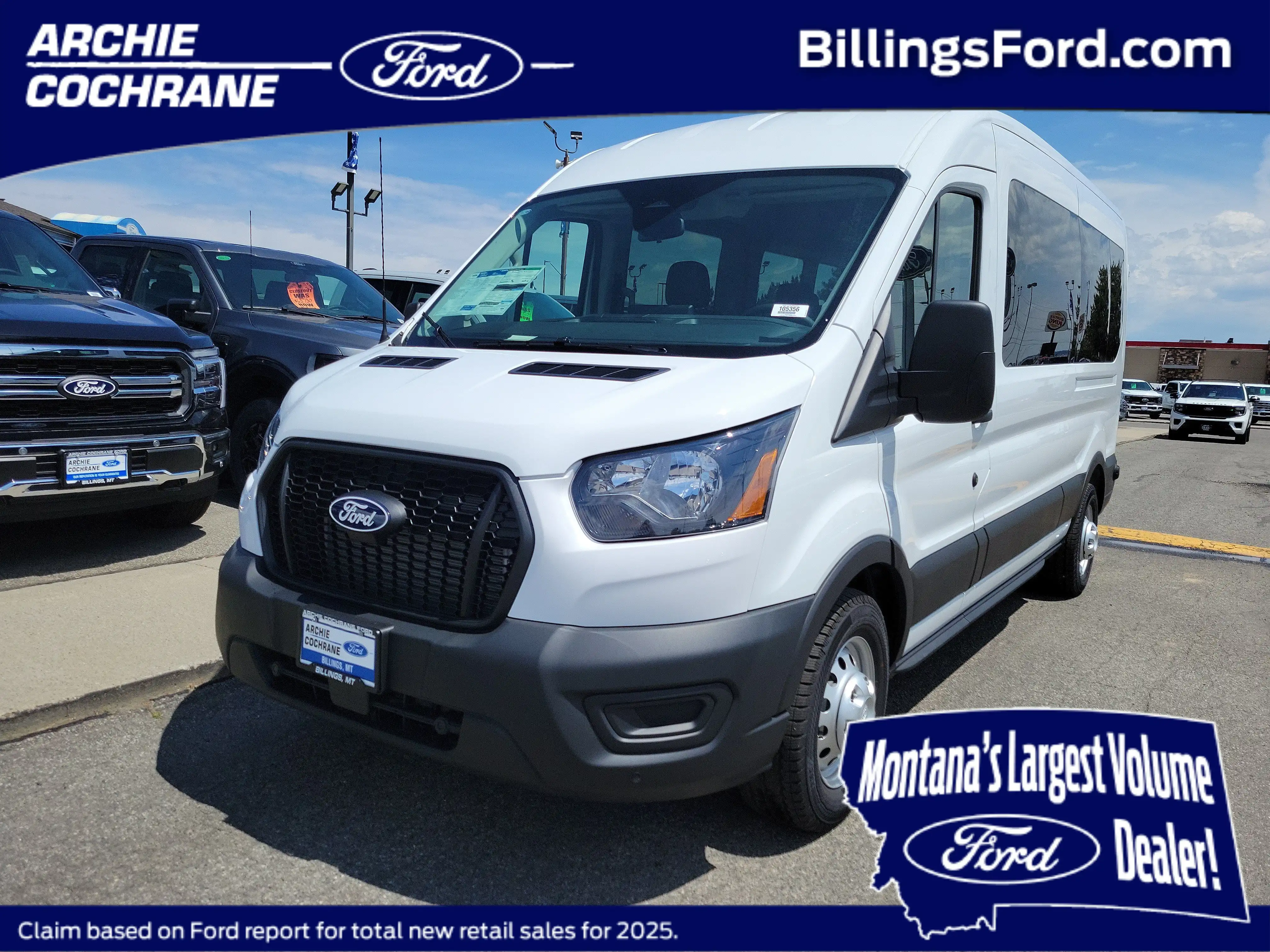 2026 Ford Transit 350 XL Med Roof Sliding Pass. 148 AWD's photo