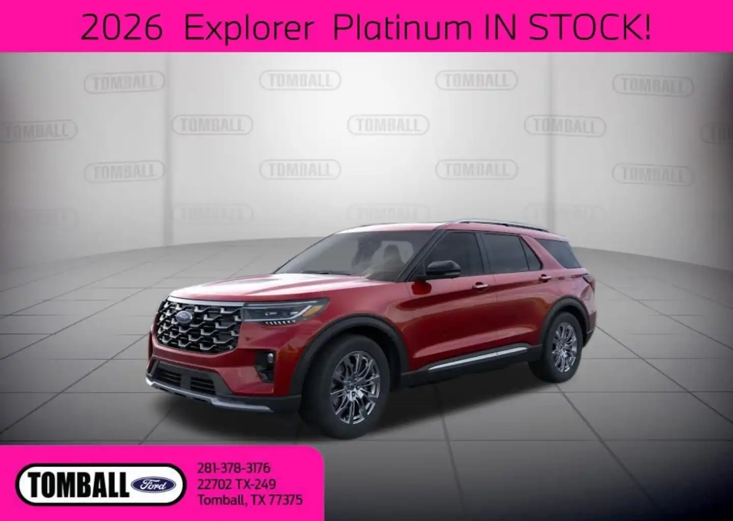 2026 Ford Explorer Platinum's photo