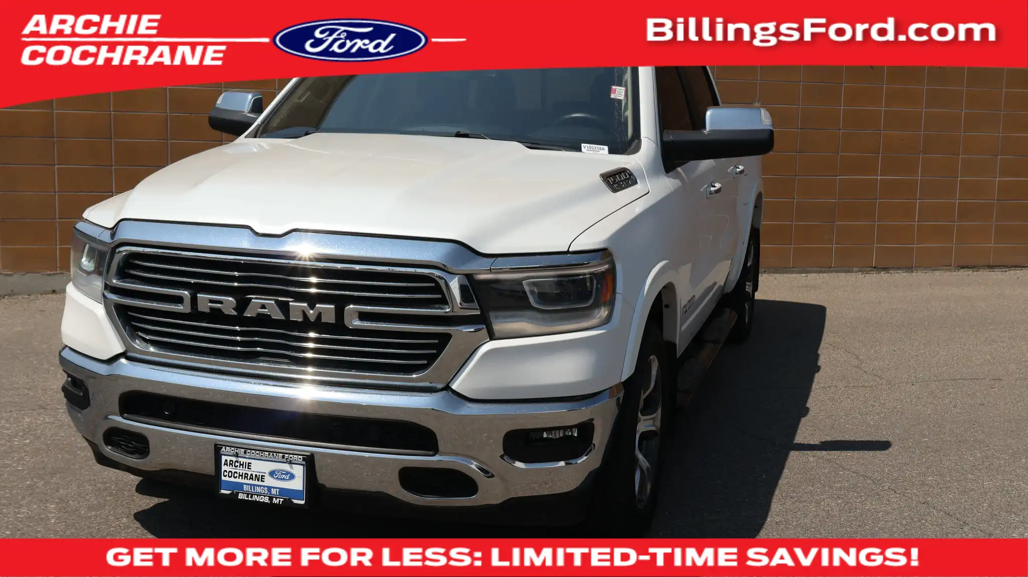 2019 RAM 1500 Laramie 4x4 Crew Cab 5'7's photo