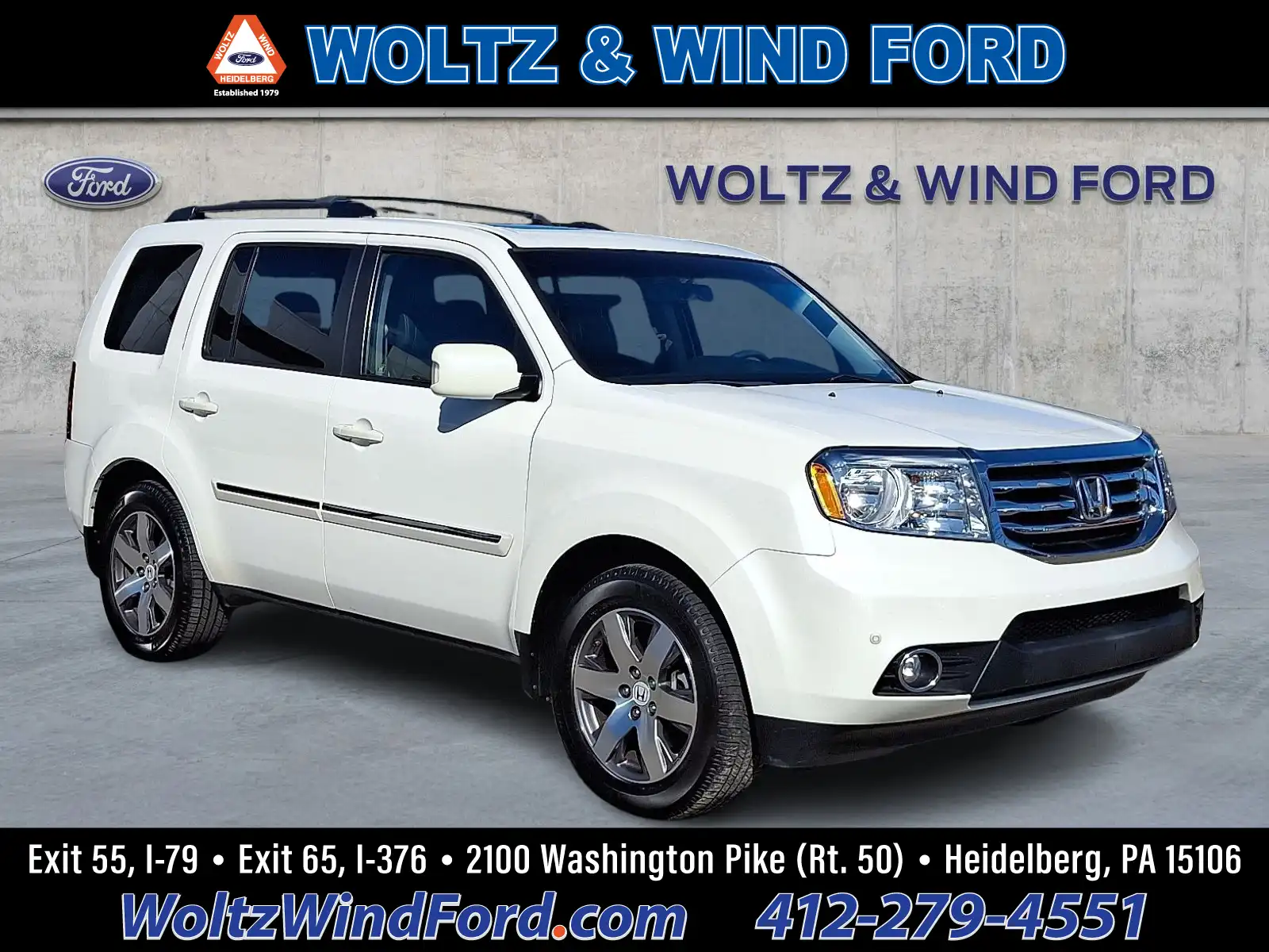 2012 Honda Pilot Touring 4WD Navigation RES's photo