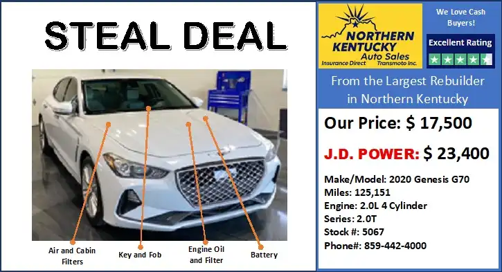 2020 Genesis G70 2.0T Standard's photo