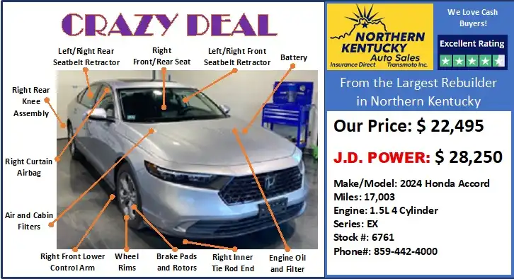 2024 Honda Accord 1.5T EX CVT's photo