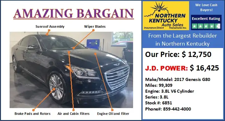 2017 Genesis G80 3.8 RWD's photo