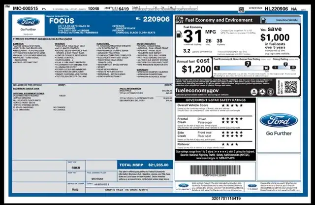 2017 Ford Focus 5 Door Hatch SE's photo