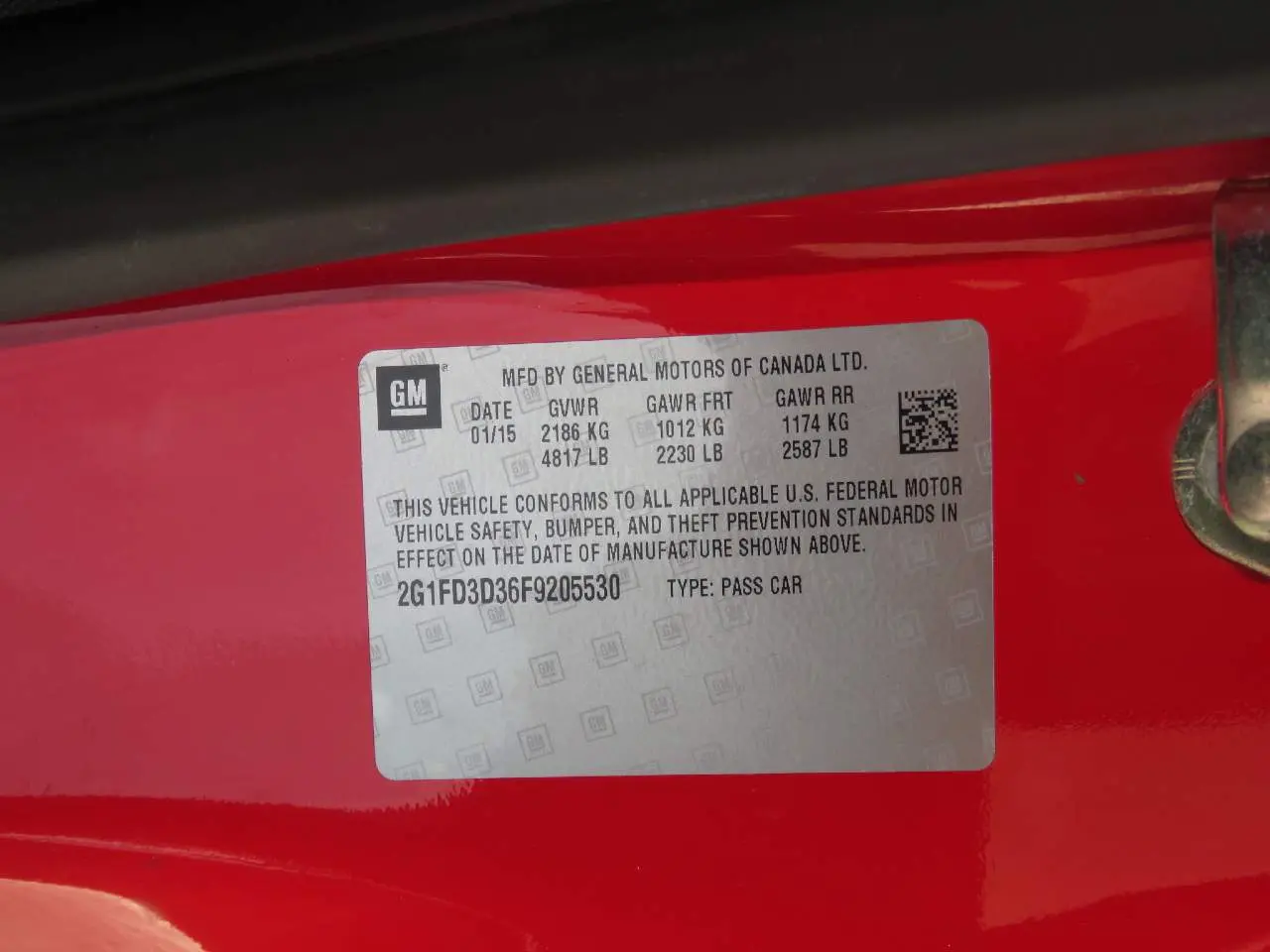 2015 Chevrolet Camaro 3.6 Convertible 1LT photo 5