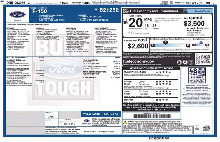 2025 Ford F-150 XLT 4x4 SuperCrew 5-1/2 Box's photo