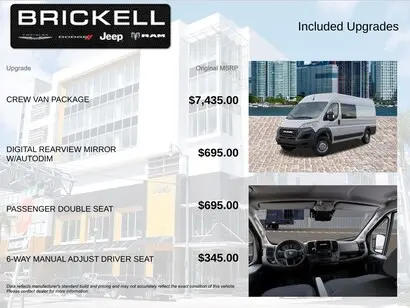 2026 RAM ProMaster 3500 Tradesman 159" WB High Roof Extended photo 5