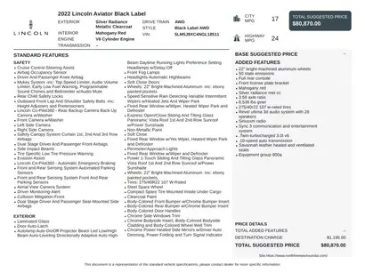 2022 Lincoln Aviator Black Label AWD photo 3
