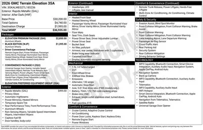 2026 GMC Terrain Elevation FWD photo 4