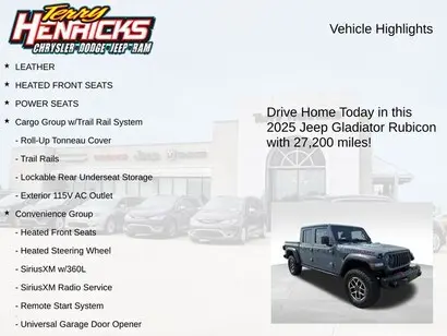 2025 Jeep Gladiator Rubicon Auto photo 4
