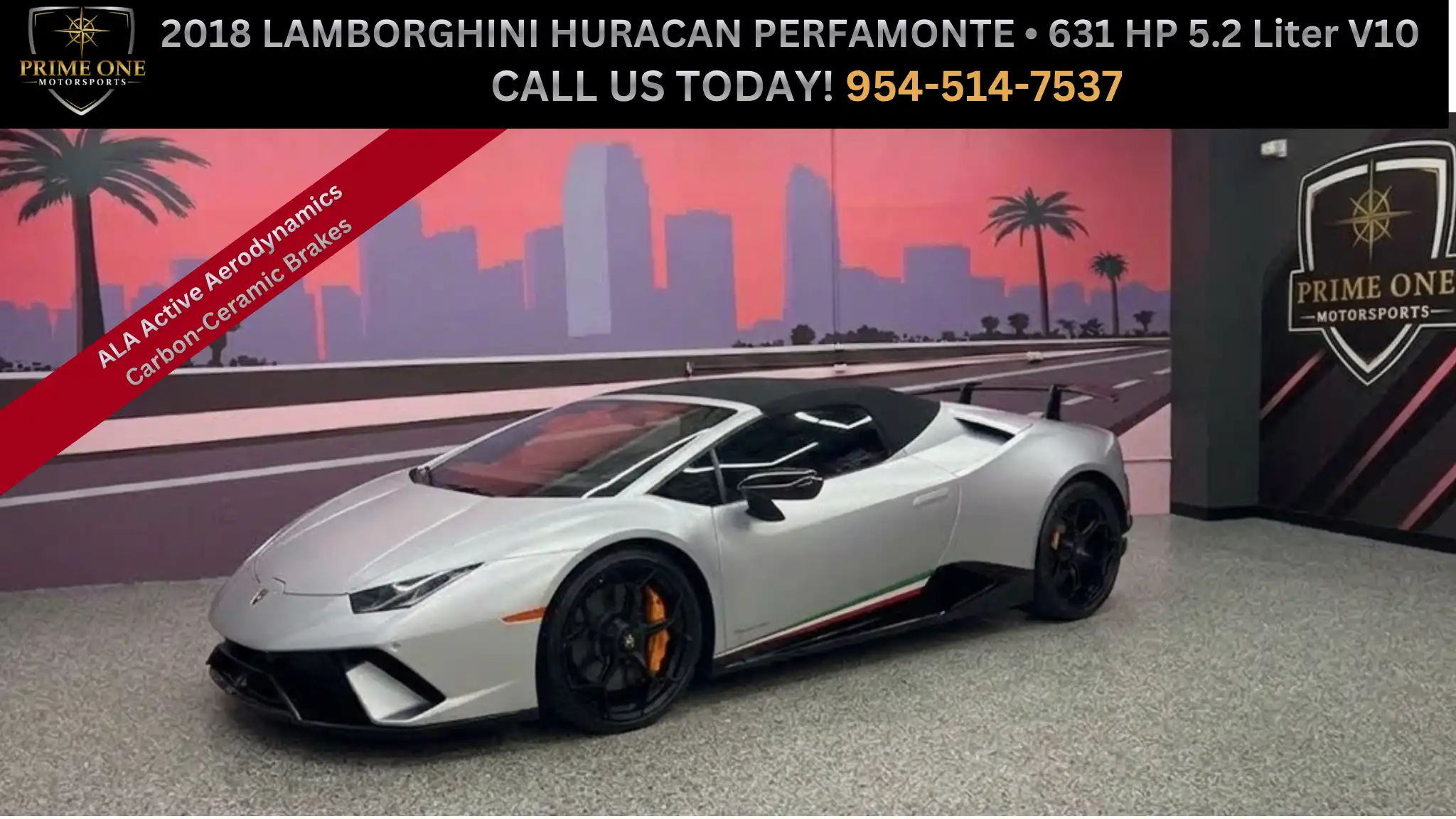 2018 Lamborghini Huracan LP 640-4 Performante Spyder's photo