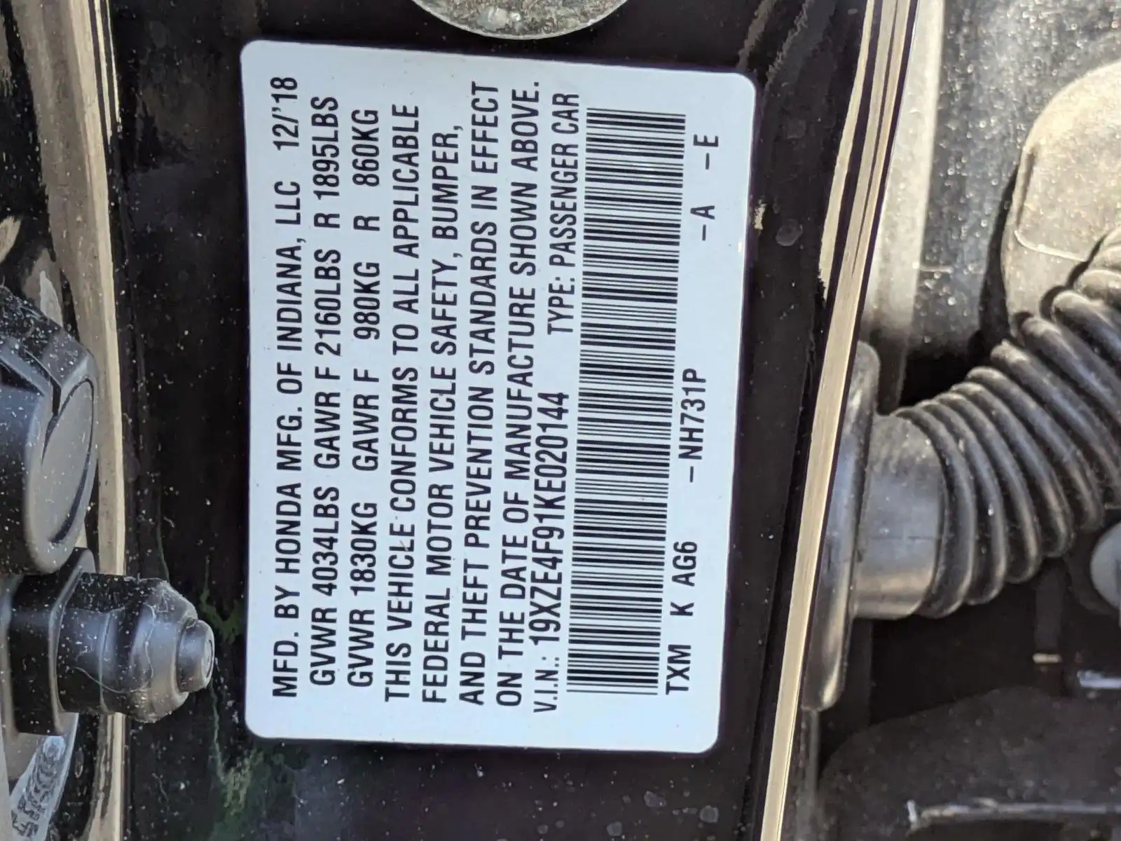 2019 Honda Insight Touring's photo