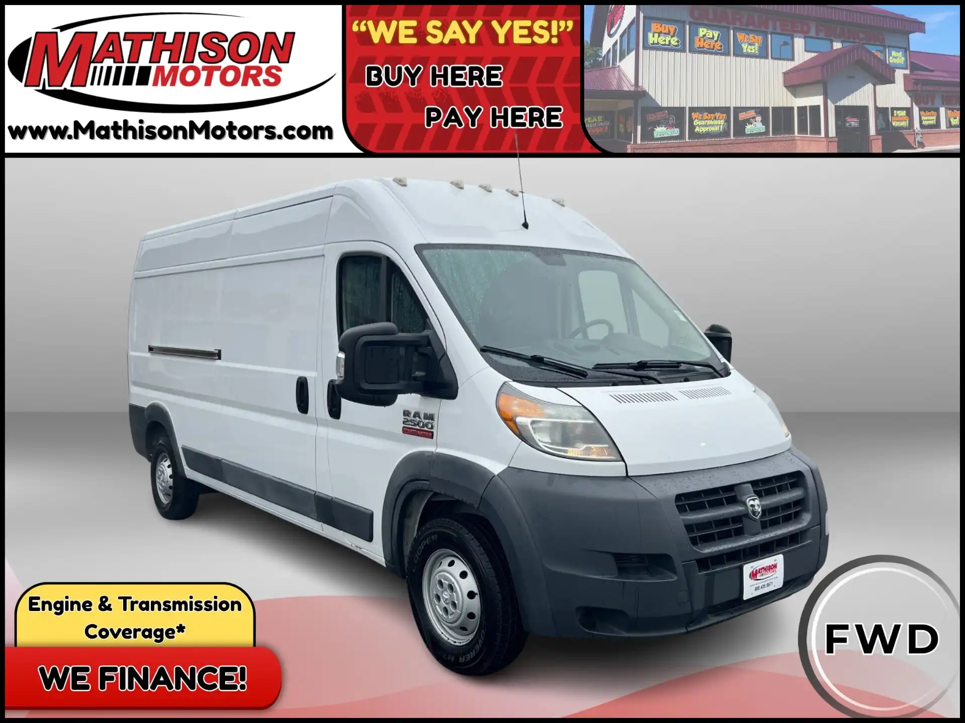 2017 RAM ProMaster 2500 159" WB High Roof's photo