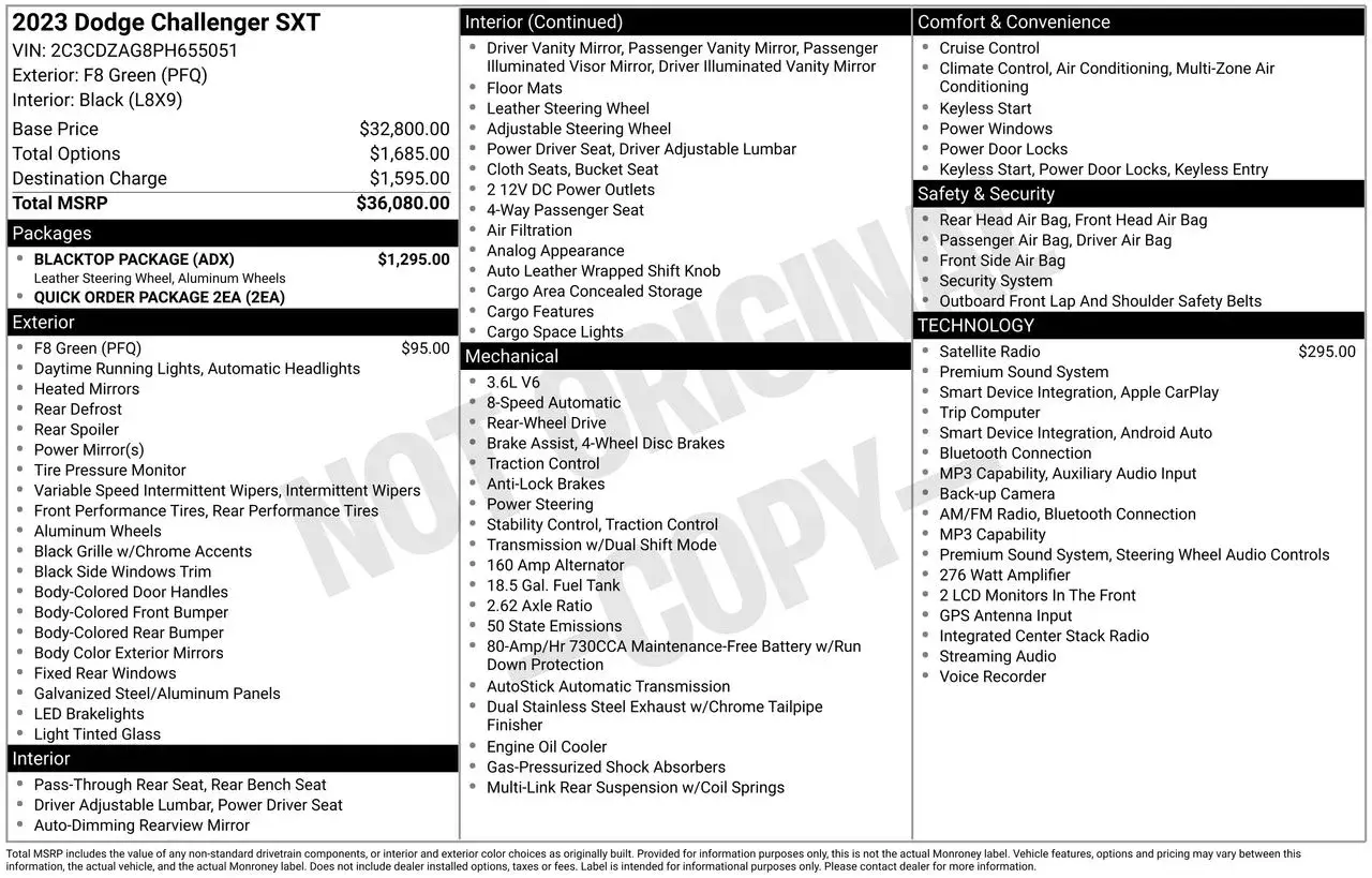 2023 Dodge Challenger SXT Auto photo 5