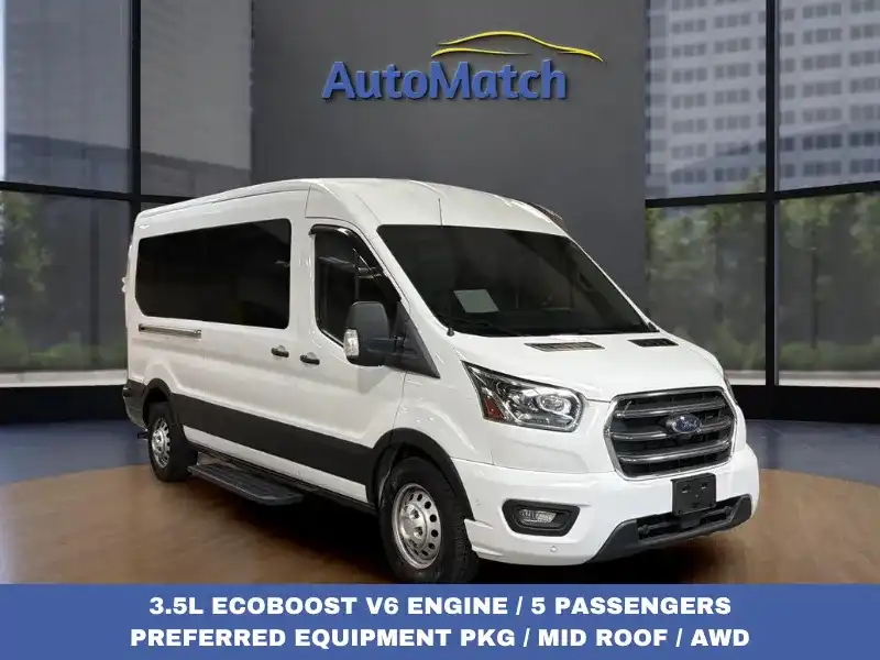 2020 Ford Transit 350 XLT Med Roof Sliding Pass. 148 AWD's photo