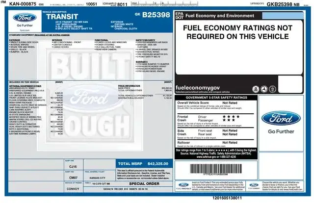 2016 Ford Transit 150 Van Med Roof Sliding Pass. 148 WB's photo