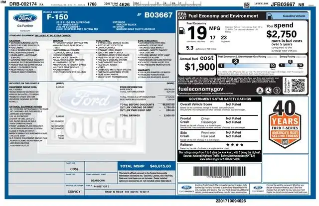 2018 Ford F-150 XLT 4WD SuperCab 6-1/2' Box's photo