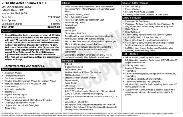 2013 Chevrolet Equinox LS's photo
