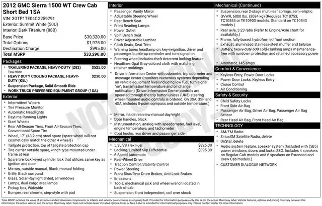 2012 GMC Sierra Work Truck 2WD Crew Cab SWB's photo