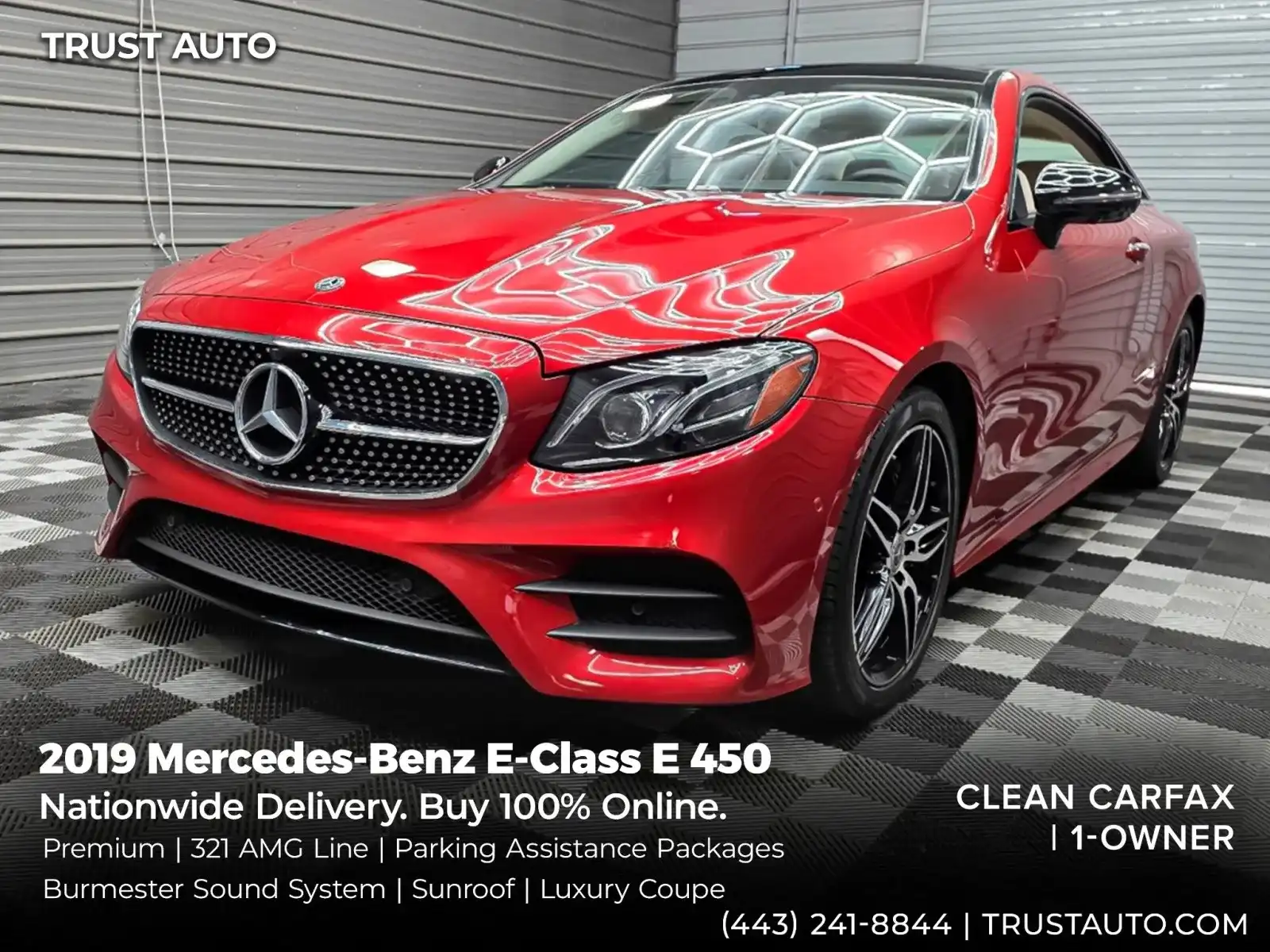 2019 Mercedes-Benz E-Class E450 4MATIC Coupe's photo