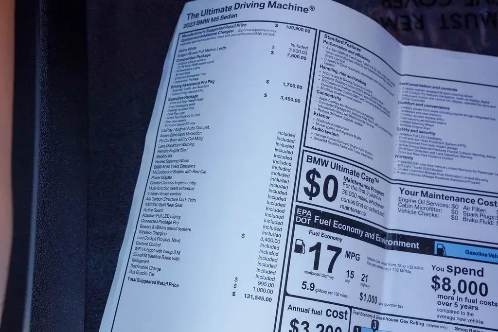 2023 BMW M5 Base photo 3