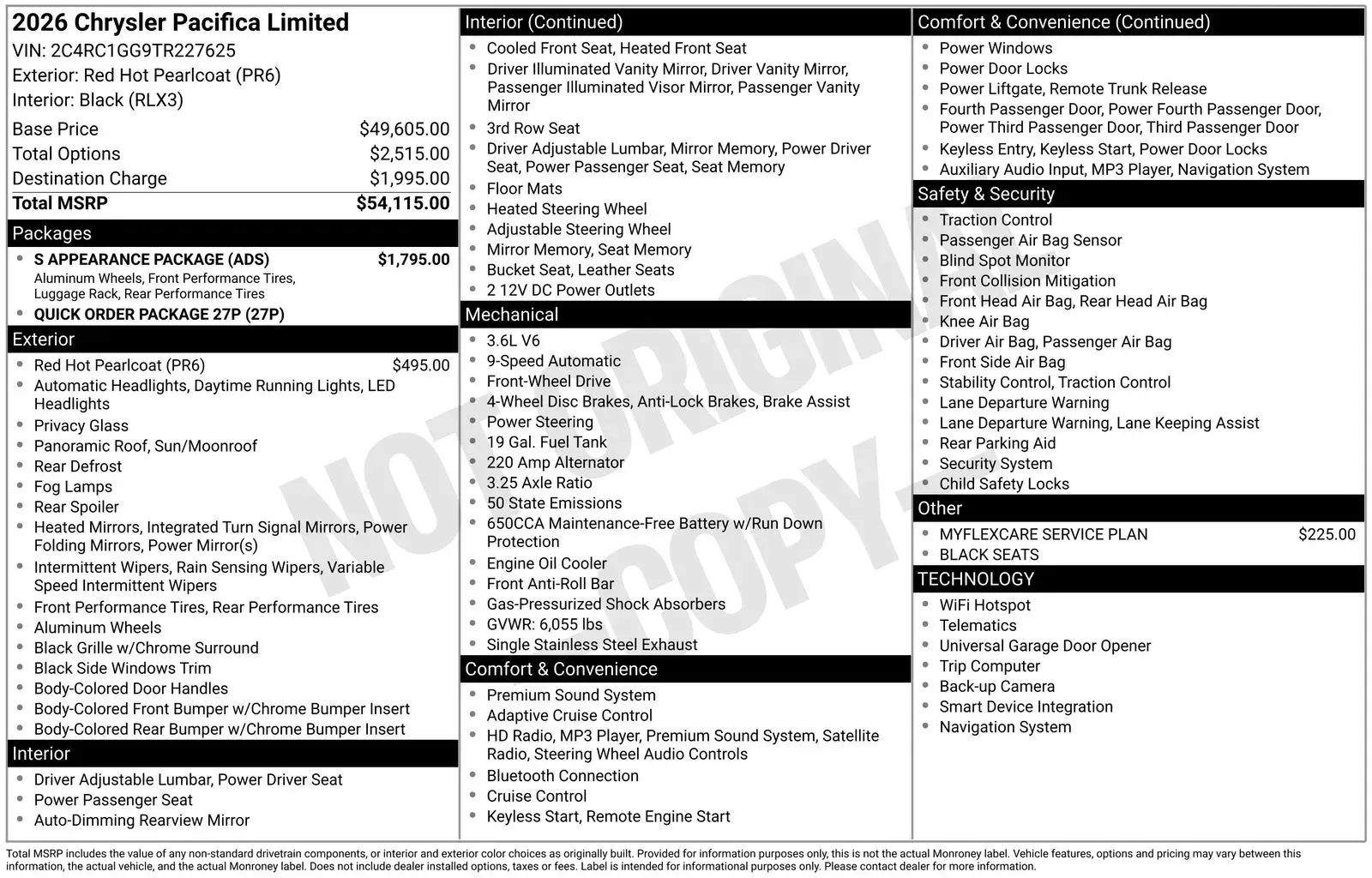 2026 Chrysler Pacifica Limited photo 4