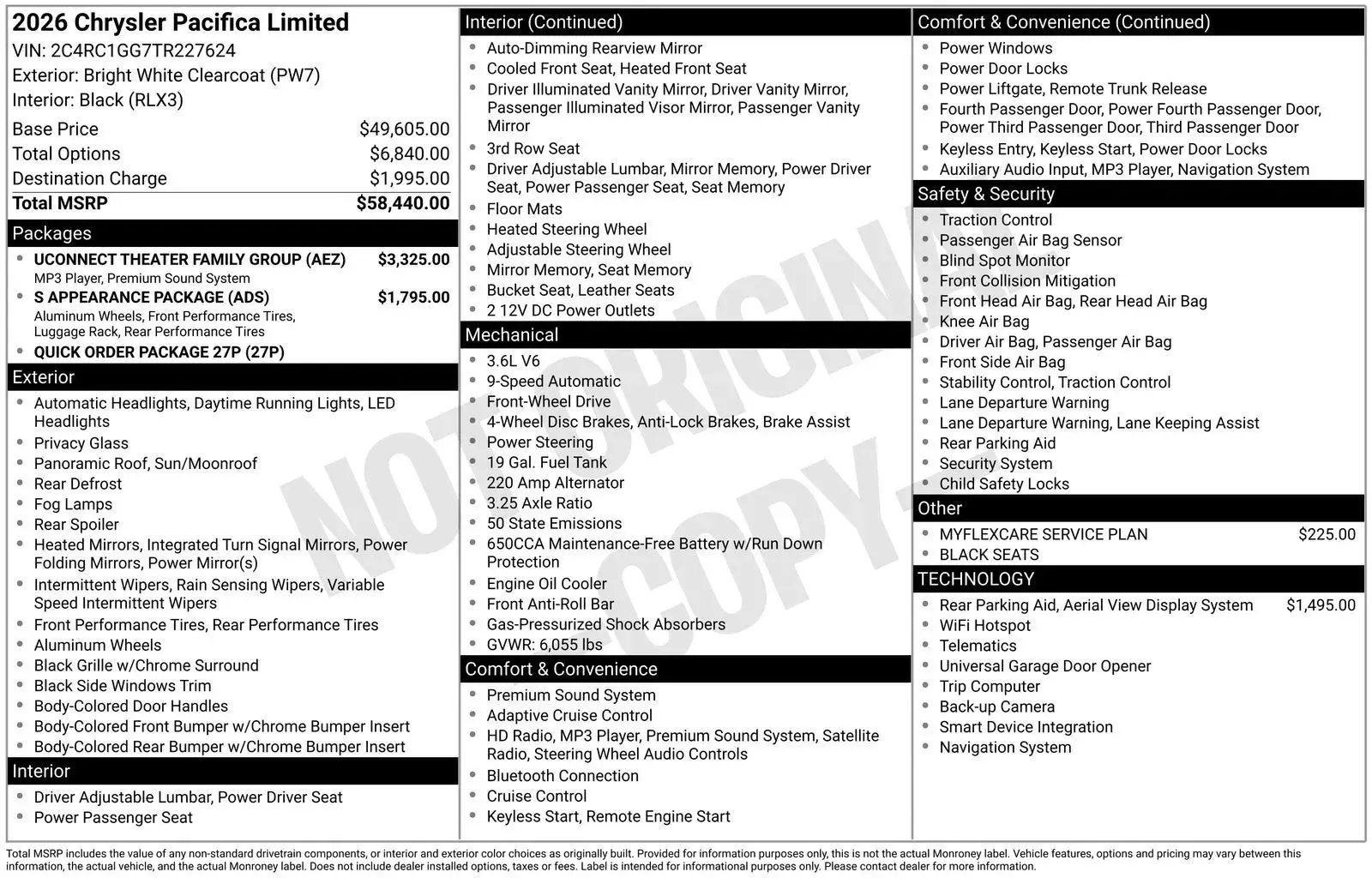 2026 Chrysler Pacifica Limited photo 5