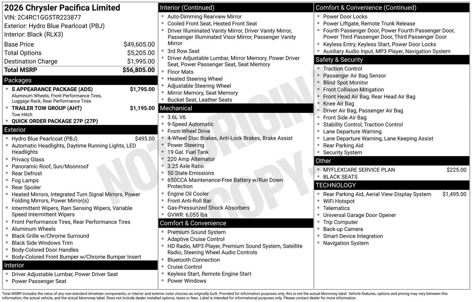 2026 Chrysler Pacifica Limited photo 5