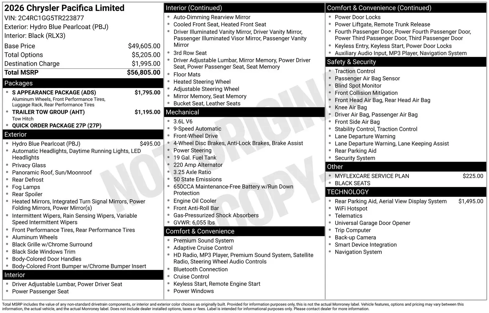 2026 Chrysler Pacifica Limited photo 4