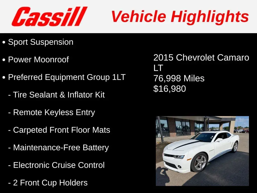 2015 Chevrolet Camaro 3.6 1LT photo 3