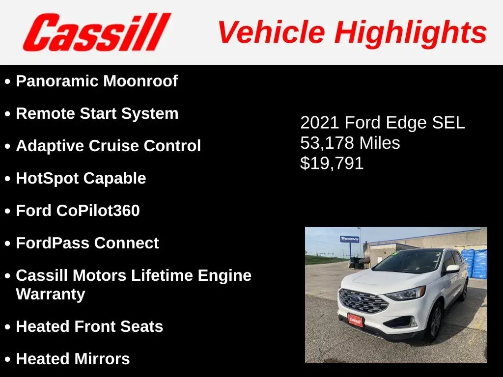 2021 Ford Edge SEL photo 3