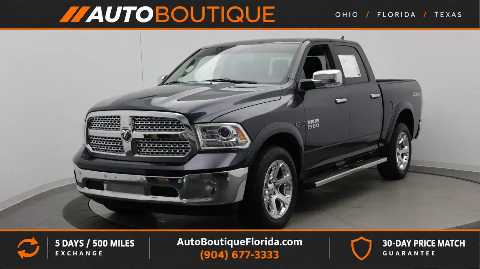 2017 RAM 1500 Laramie 4WD Crew Cab 5'7's photo