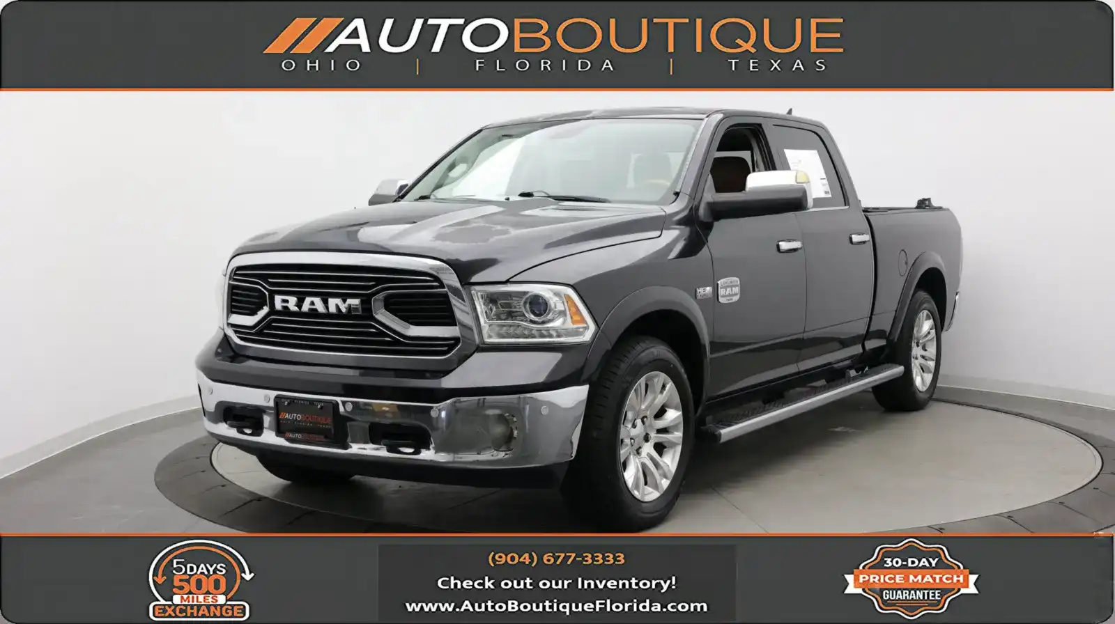 2017 RAM 1500 Laramie Longhorn 4x4 Crew Cab 6'4's photo