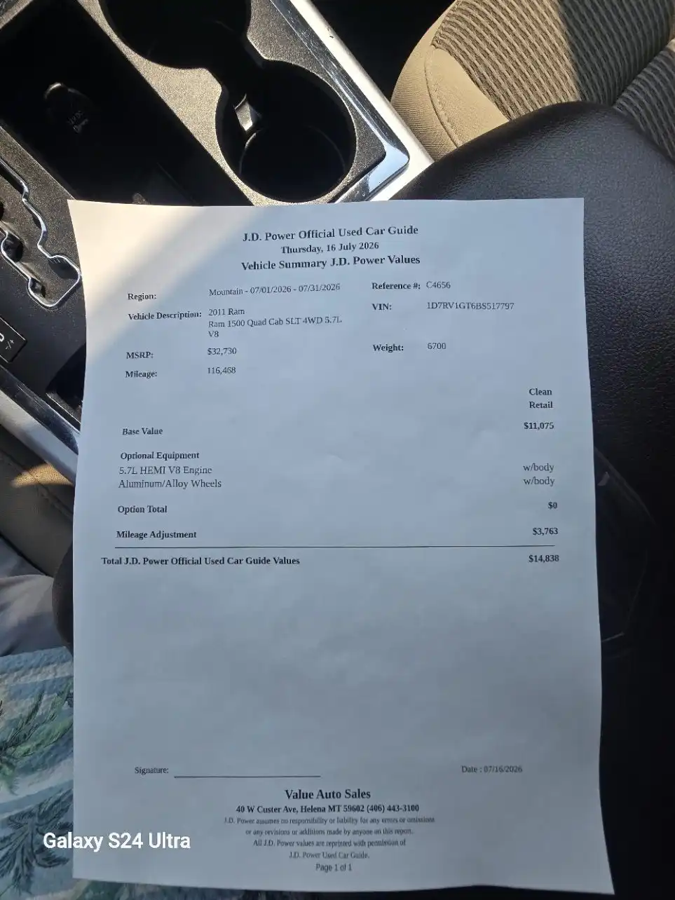 2011 RAM 1500 SLT 4x4 Quad Cab's photo