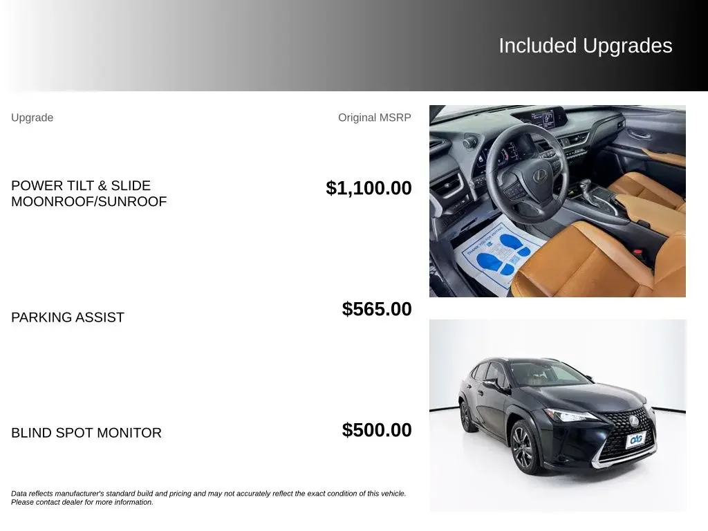 2020 Lexus UX 200 200 FWD photo 5