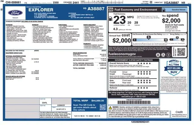 2027 Ford Explorer Active RWD 200A photo 4